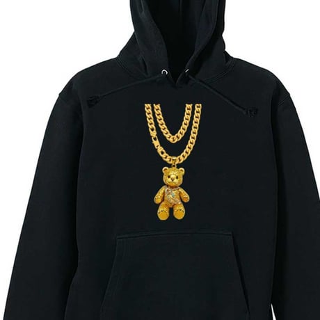 RARETE (ラルテ) Necklace ネックレス テディベア Teddy bear  パーカー ブラック