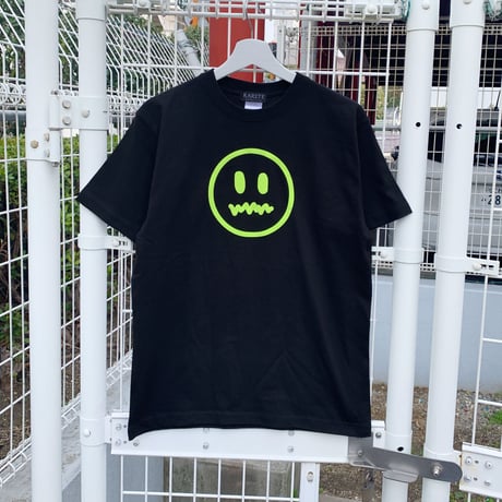 RARETE (ラルテ)   む~~~~　Tシャツ  蛍光イエローブラック  3D パフ