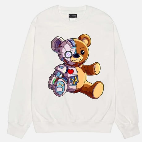 RARETE (ラルテ)  テディベア Teddy bear ロボ メカ　スエット トレーナー  のコピー