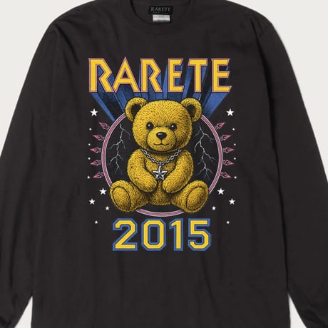 RARETE (ラルテ) テディベア Teddy bear 3Dロゴ グラフィック スター ロンT ロングスリーブ