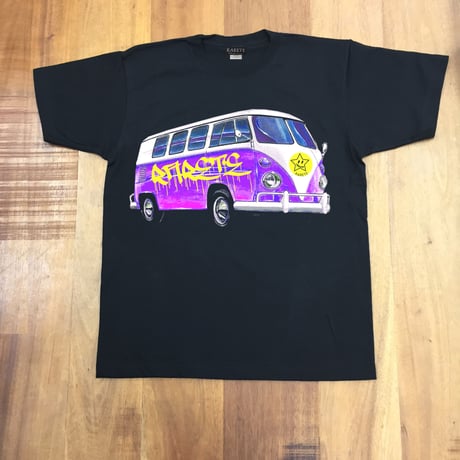 RARETE (ラルテ)   BUS グラフィック  Tシャツ  ブラック  星柄 star