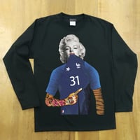 RARETE (ラルテ)  マリリンモンロー トラ フランス ブラック  長袖Tシャツ