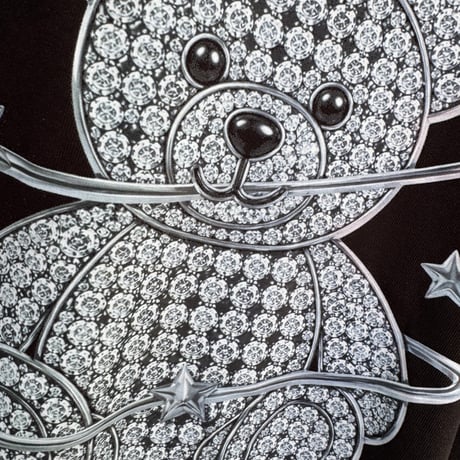 RARETE (ラルテ) テディベア Teddy bear スター プリントストーン Tシャツ