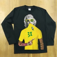 RARETE (ラルテ) マリリンモンロー トラ ブラジル ブラック  長袖Tシャツ