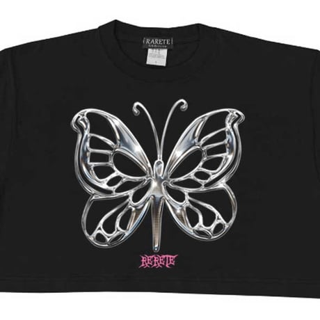 RARETE (ラルテ) Butterfly Chrom 蝶々 Tシャツ Short レディース
