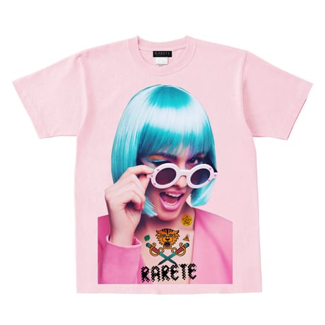 RARETE (ラルテ)   ウインク サングラス GIRL  Tシャツ ライトピンク