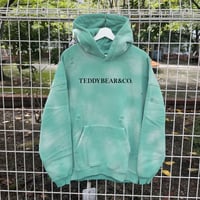 RARETE (ラルテ) Teddy bear＆co ビンテージ 染め パーカーミント