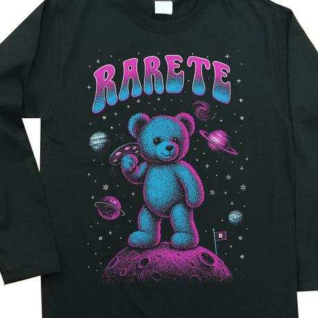 RARETE (ラルテ) テディベア Teddy bear  宇宙到来 ロンT ロングスリーブ