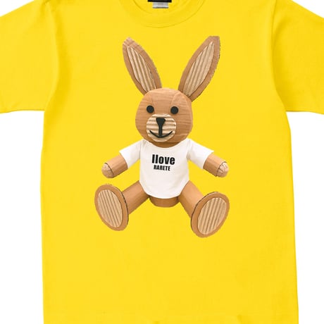 RARETE (ラルテ) ラビット 兎 ウサギ ダンボール Tシャツ