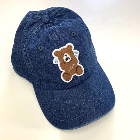 RARETE (ラルテ) 泣いちゃった 刺繍  デニム キャップ