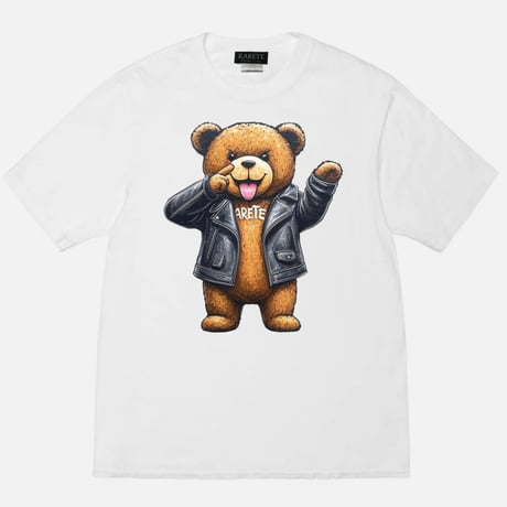 RARETE (ラルテ)  テディベア Teddy bear2025 あっかんベー　Tシャツ