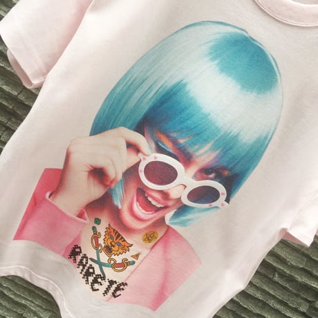 RARETE (ラルテ)   ウインク サングラス GIRL  Tシャツ ライトピンク