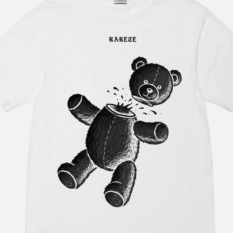RARETE (ラルテ) 首取れた モノクロ Tシャツ 2025 | Rarete ラルテ
