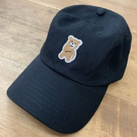 RARETE (ラルテ) あっかんべー刺繍  ブラック キャップ