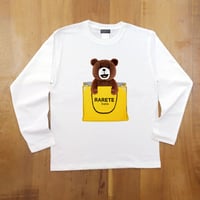 RARETE (ラルテ) テディベア paper bag 長袖Tシャツ