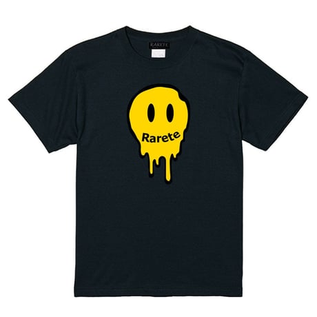 RARETE (ラルテ)  paint sm　Tシャツ  ブラック