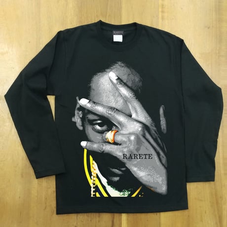 RARETE (ラルテ) スヌープドッグ pose   ブラック  長袖Tシャツ