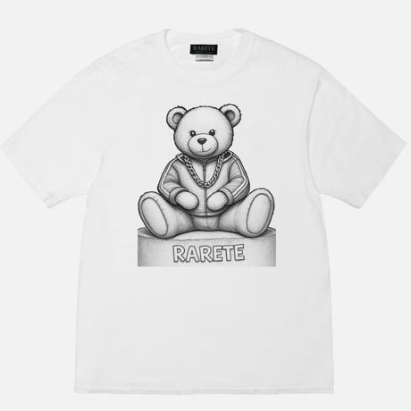 RARETE (ラルテ) テディベア teddy bear B-Boy ジャージネックレス モノクロ Tシャツ