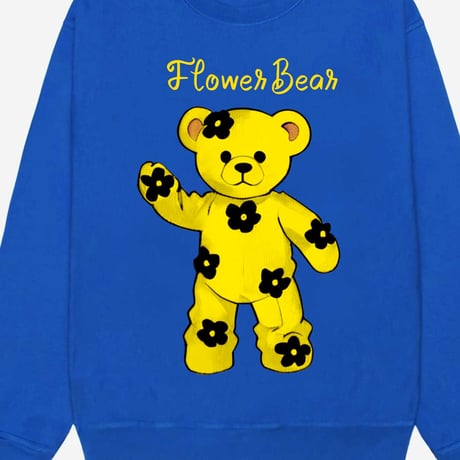 RARETE (ラルテ) Flower Bear  テディベア Teddy bear スエット トレーナー