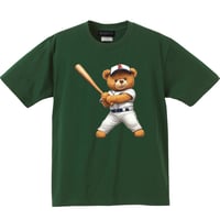 RARETE (ラルテ) テディベア teddy bear 野球 baseball 素振り Tシャツ