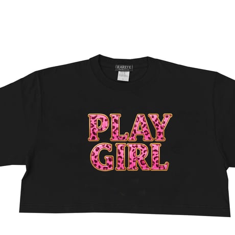 RARETE (ラルテ)  PLAY GIRL ヒョウ柄 ピンク Tシャツ Short レディース