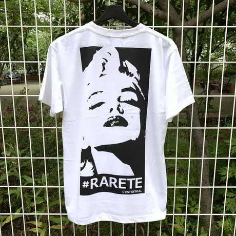 RARETE (ラルテ)  マリリンモンロー ブラック  Tシャツ ホワイト
