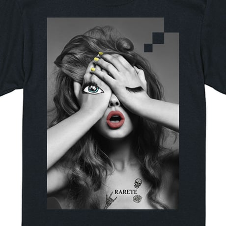 RARETE (ラルテ) GIRL  make Tシャツ ブラック