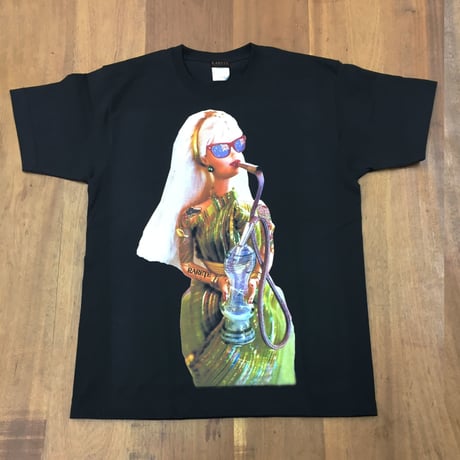 RARETE (ラルテ)   水タバコ 人形 タトゥー  Tシャツ  ブラック  星柄 star