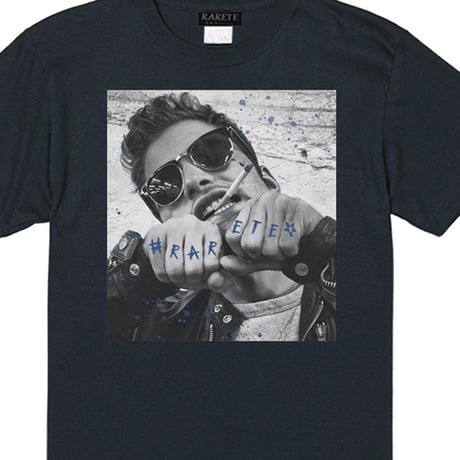 RARETE (ラルテ)   Tatoo  tobacco Men Tシャツ ブラック