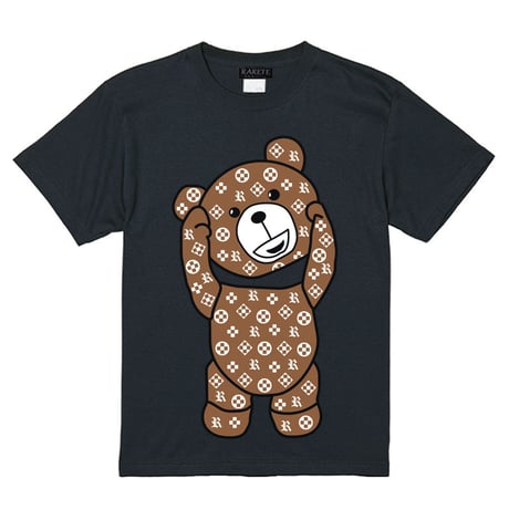 RARETE (ラルテ)  首取れた！ モノ (茶色)   Tシャツ ブラック