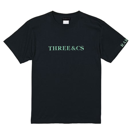 RARETE (ラルテ) THREE & CS (三密) ビジョナリーミント  ブラック  Tシャツ