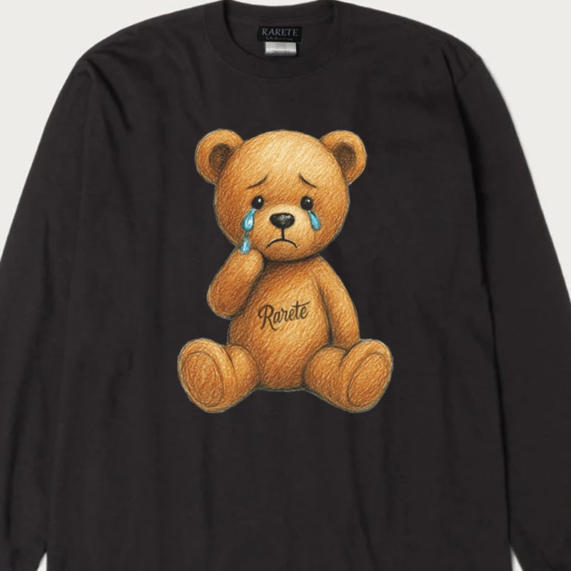 RARETE (ラルテ) テディベア Teddy bear 色鉛筆 泣いちゃった ラフ