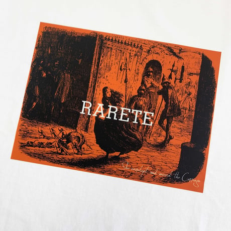 RARETE (ラルテ)   She overslept and missed the Carriage  Tシャツ  ホワイト  (レディース）