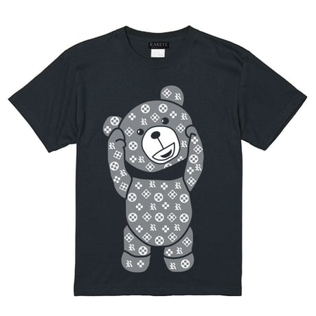 RARETE (ラルテ)  首取れた！ モノ (グレイ)   Tシャツ ブラック