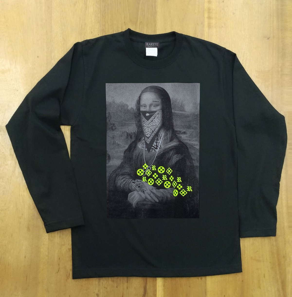 RARETE (ラルテ) モナリザ ギャング モノ 蛍光 長袖Tシャツ | Rarete 