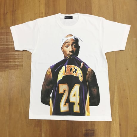 RARETE (ラルテ)  入手困難  2PAC レイカーズ  Tシャツ ホワイト  星柄 star