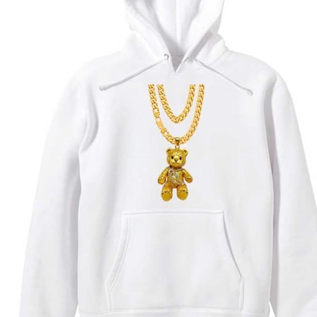 RARETE (ラルテ) Necklace ネックレス テディベア Teddy bear  パーカー ホワイト