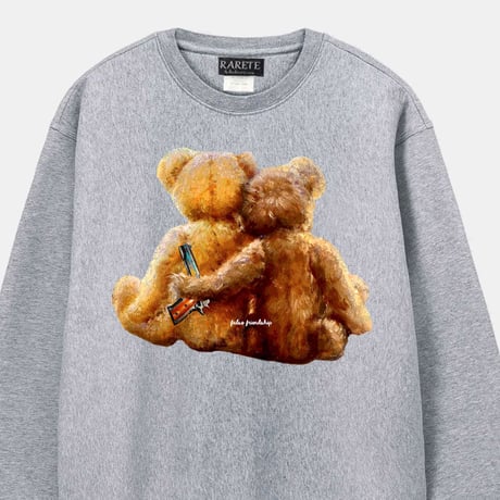 RARETE (ラルテ) false friendship 偽りの友情  テディベア Teddy bear スエット トレーナー
