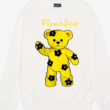 RARETE (ラルテ) Flower Bear  テディベア Teddy bear スエット トレーナー