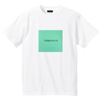 RARETE (ラルテ)  THREE CS (三密) ビジョナリー ミント BOX  Tシャツ ホワイト