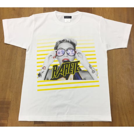 RARETE (ラルテ) マイリ―サイラス 迷彩 サングラス Tシャツ  ホワイト  星柄 star