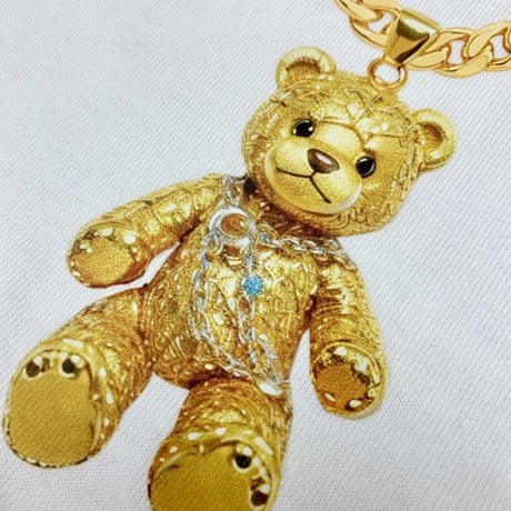 RARETE (ラルテ) Necklace ネックレス テディベア Teddy bear  Tシャツ