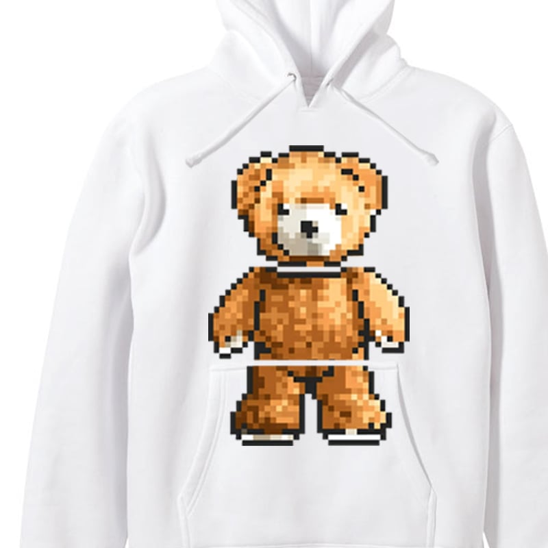 RARETE (ラルテ) テディベア 8bit 首取れた パーカー | Rarete ラルテ