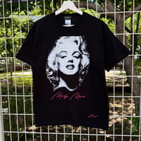 RARETE (ラルテ) MarilynMonroe マリリンモンロー Tシャツ ロゴネオンピンク