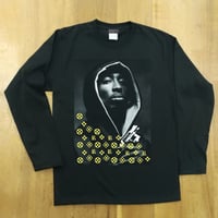 RARETE (ラルテ)  2PAC モノ 長袖Tシャツ ブラック