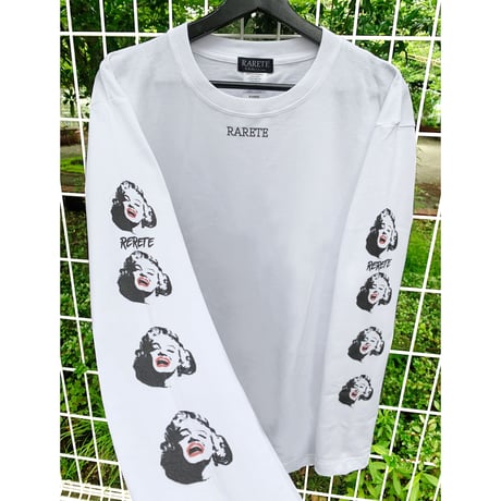 RARETE (ラルテ)  マリリンモンロー シルエット  ホワイト  長袖Tシャツ