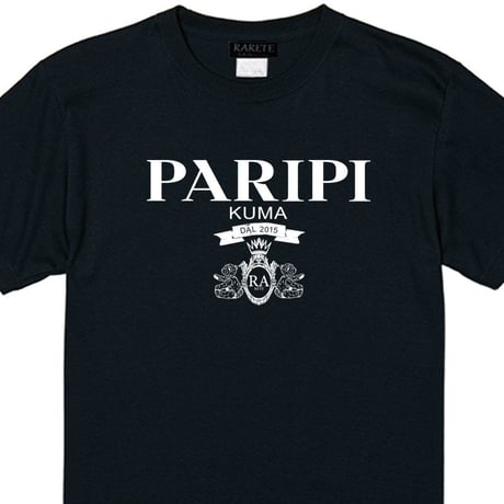 RARETE (ラルテ) PARIPI エンブレム  Tシャツ ロゴ