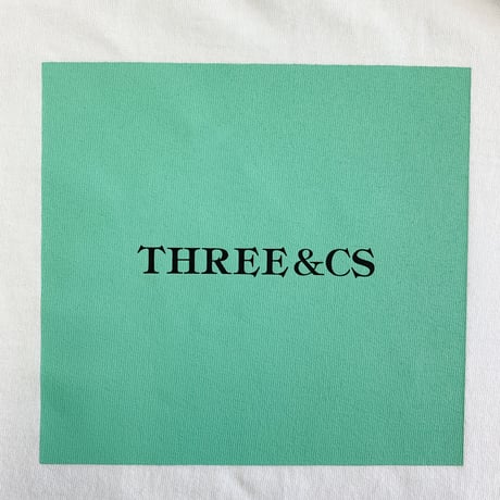 RARETE (ラルテ)   THREE & CS (三密) ビジョナリー ミント BOX  Tシャツ  ホワイト  (レディース）