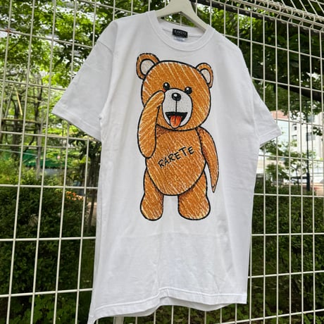 RARETE (ラルテ) テディベア あっかんベー pen Tシャツ