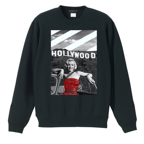 RARETE (ラルテ) Hollywood マリリンモンロー  トレーナー ブラック